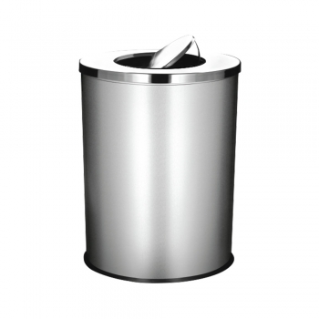 SS116 Stainless Steel Bin Round (XL) C/W Flip Top