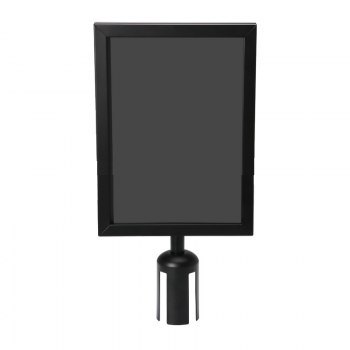 Black Q-up Stand Insert/Slip in Frame - Vertical (A4/A3)