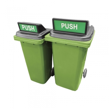 120L / 240L / 360L Mobile Garbage Bin 2-Wheel c/w Turbo Lid