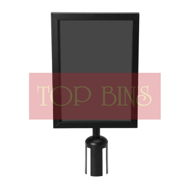 Black Q-up Stand Insert/Slip in Frame - Vertical (A4/A3)